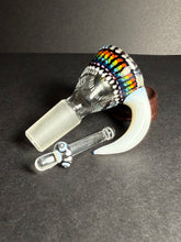 Load image into Gallery viewer, 14mm Rainbow Burst Bowl w/ Hidden Milli Long Screen
